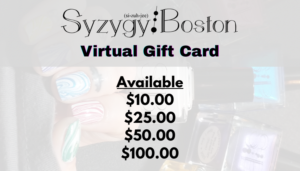Virtual Gift Card! - Syzygy.Boston